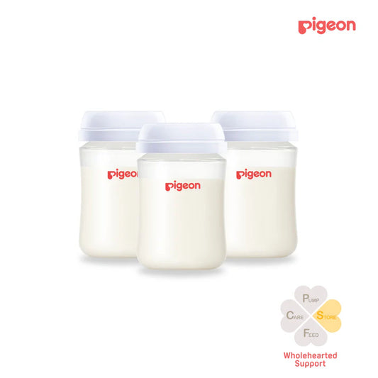 Pigeon Milk Storage Bottle 160ml (3 Pc)