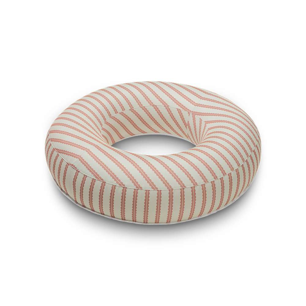 Swim Essentials - Swim Ring with Luxe Fabric Cover - Saint Tropez 120cm