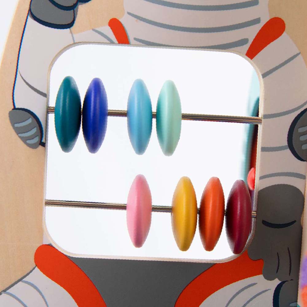Classic World - Multi-Activity Busy Board Rocket - 37 x 37 x 62 cm
