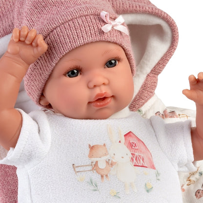 Llorens - Newborn Baby Girl Doll with Crying Mechanism, Clothing & Accessories: Nacida - 36cm