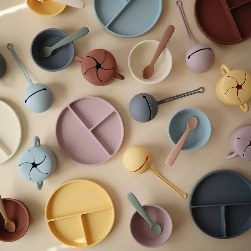 Mushie Silicone Divider "Stay-Put" Suction Plate Mushie