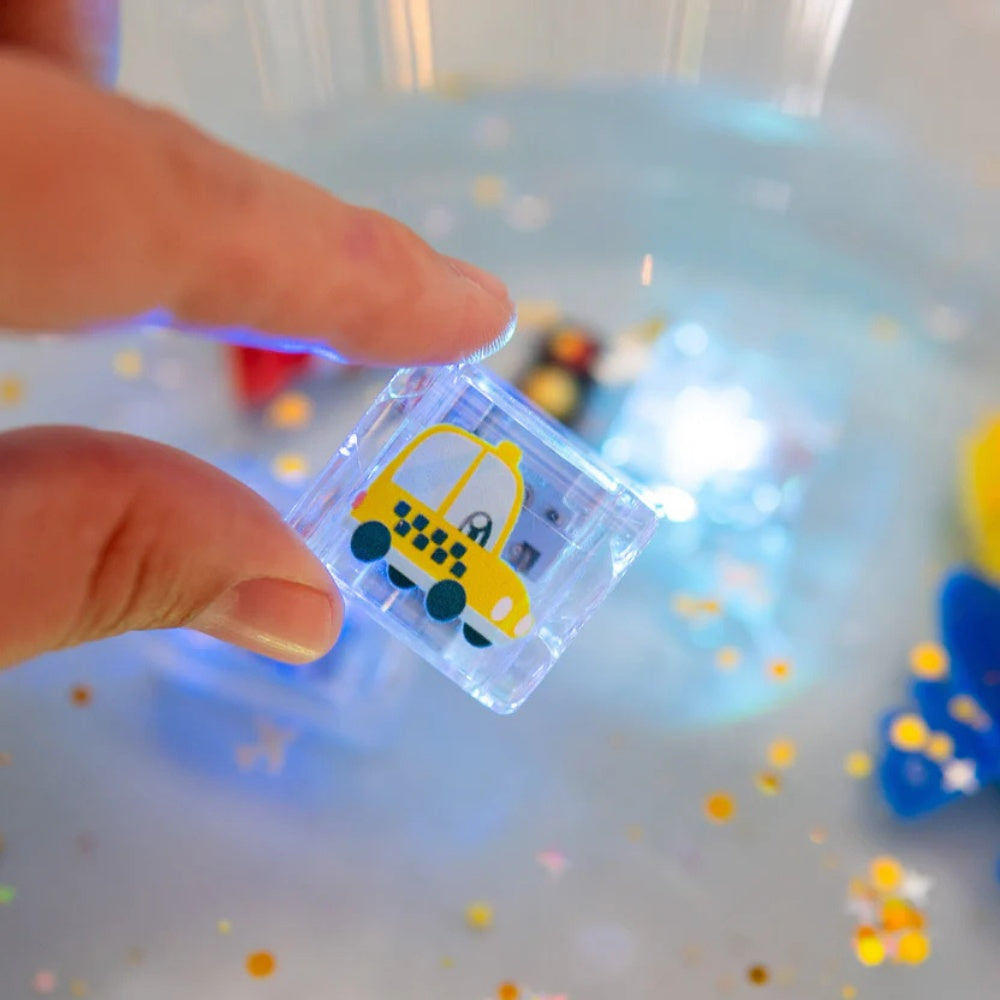Glo Pals - Water Activated Light-Up Sensory Toys - Auto (6 Pack)