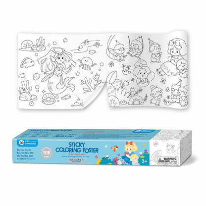 Jar Meló - Colouring Paper Roll - Tear & Stick - Fairy Tale Land 3m