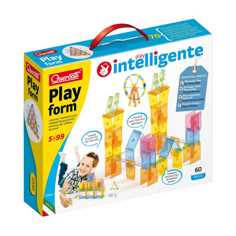 Quercetti - Playform Building Blocks Construction Set for Kids