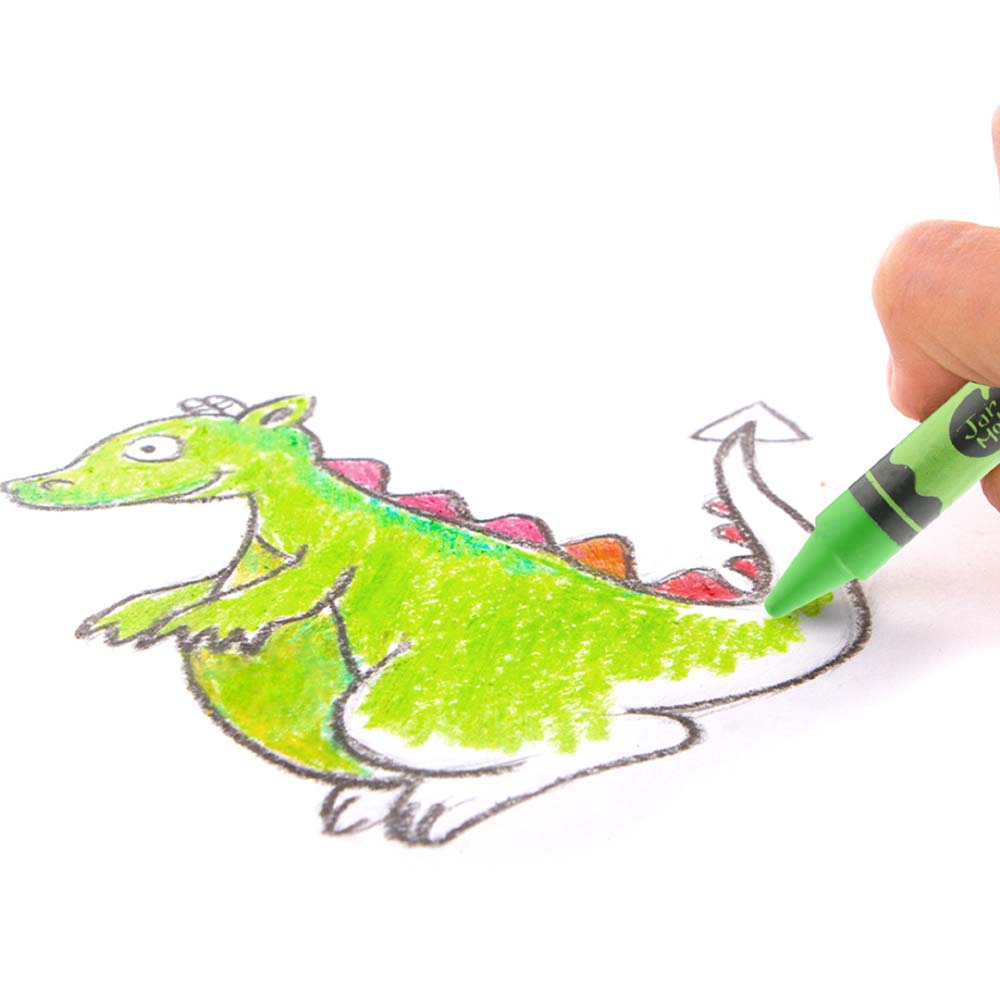 Jar Meló - Wax Crayons - Washable Non-Toxic - 48 Colours