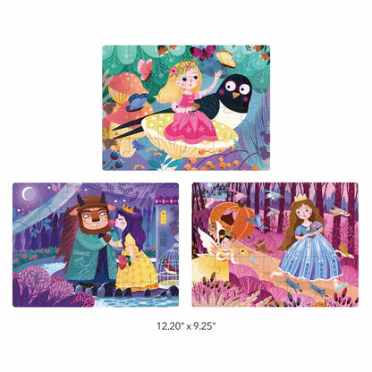 Mideer - Level Up Puzzles - 3-in-1 - Level 3 Princess Fate