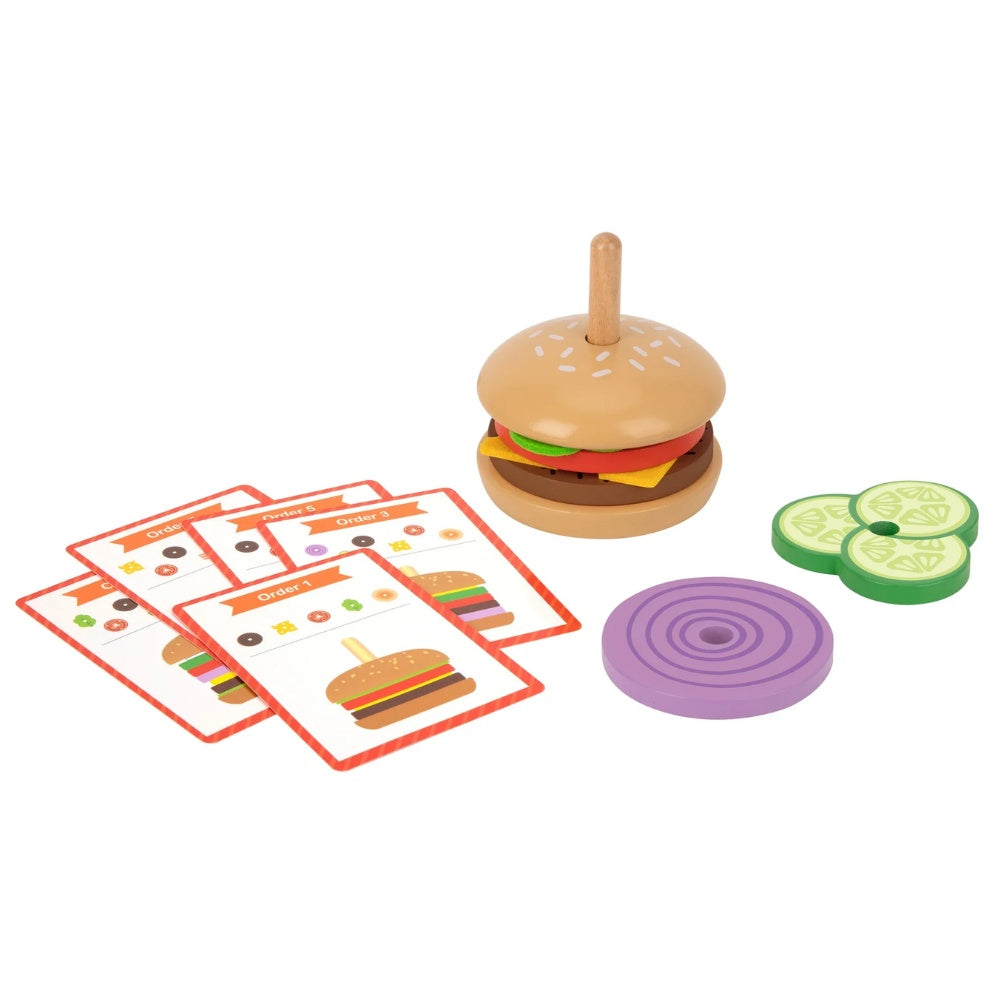 TookyToy - Making A Burger - Stacking & Sequencing Activity Toy