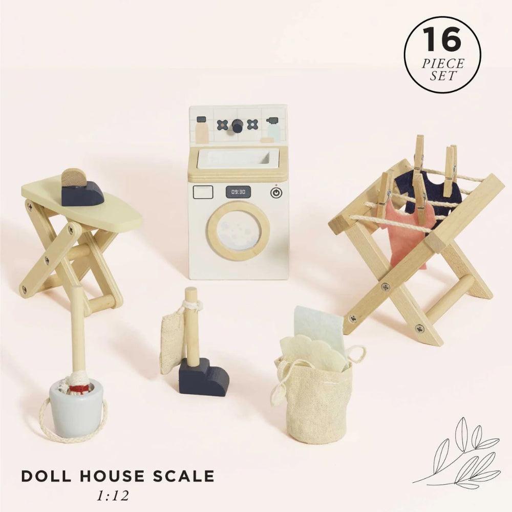 Le Toy Van - Dolls House Furniture: Laundry Room - 16pcs