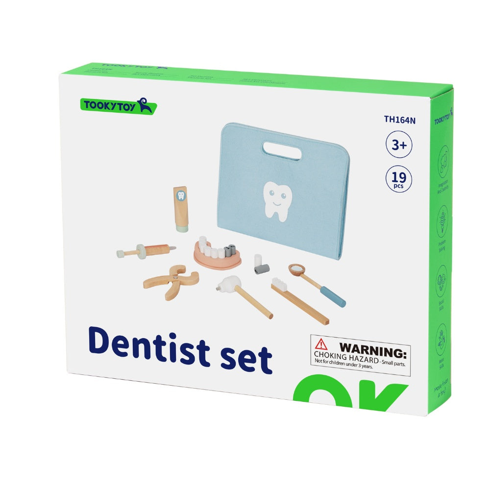 TookyToy - Pretend Play Little Dentist Play Set with Carry Case
