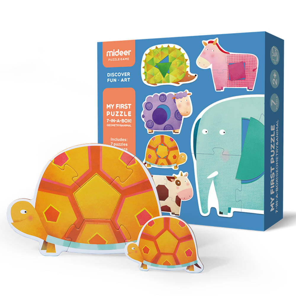 Mideer - My First Puzzles - Geo and Animal - 32pcs
