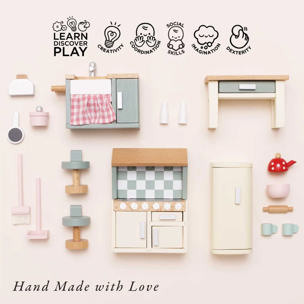 Le Toy Van - Dolls House Furniture: Kitchen - 20pcs