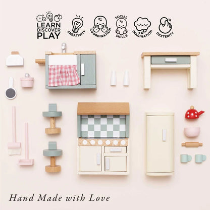 Le Toy Van - Dolls House Furniture: Kitchen - 20pcs