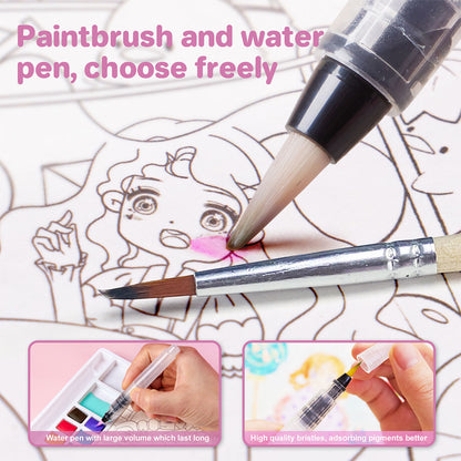 Jar Meló - Watercolor Painting Book - Dessert Princess