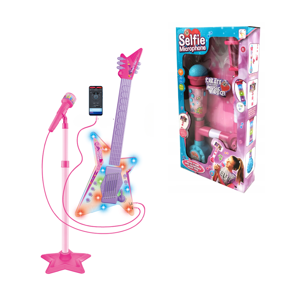 Cogo - Electric Dual Microphone and Guitar Set