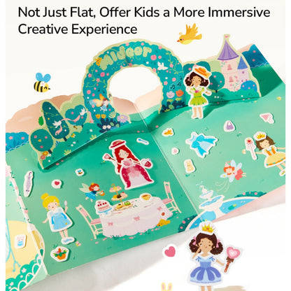 Mideer - Reusable Jelly Sticker Set - Princess Dess-Up - 61pcs