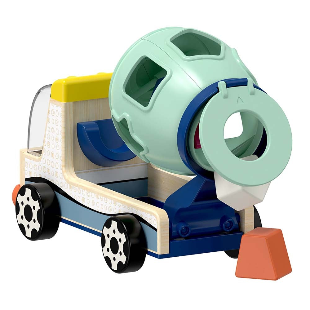 TopBright - Shape Sorting Truck with Wooden Blocks for Toddlers-**