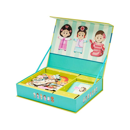 Classic World - Magnetic Activity Set - People Of The World - 60pcs