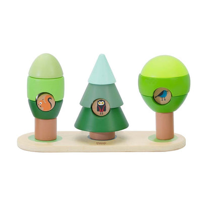 Classic World - Wooden Stacking Toy - Little Forest - 16pcs