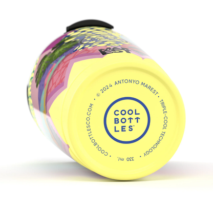 Cool Bottles - Triple-Insulated Travel Tumbler - Mediterranean 330ml