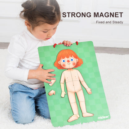 Mideer - Magnetic Body Puzzle - Kids Anatomy Learning Activity