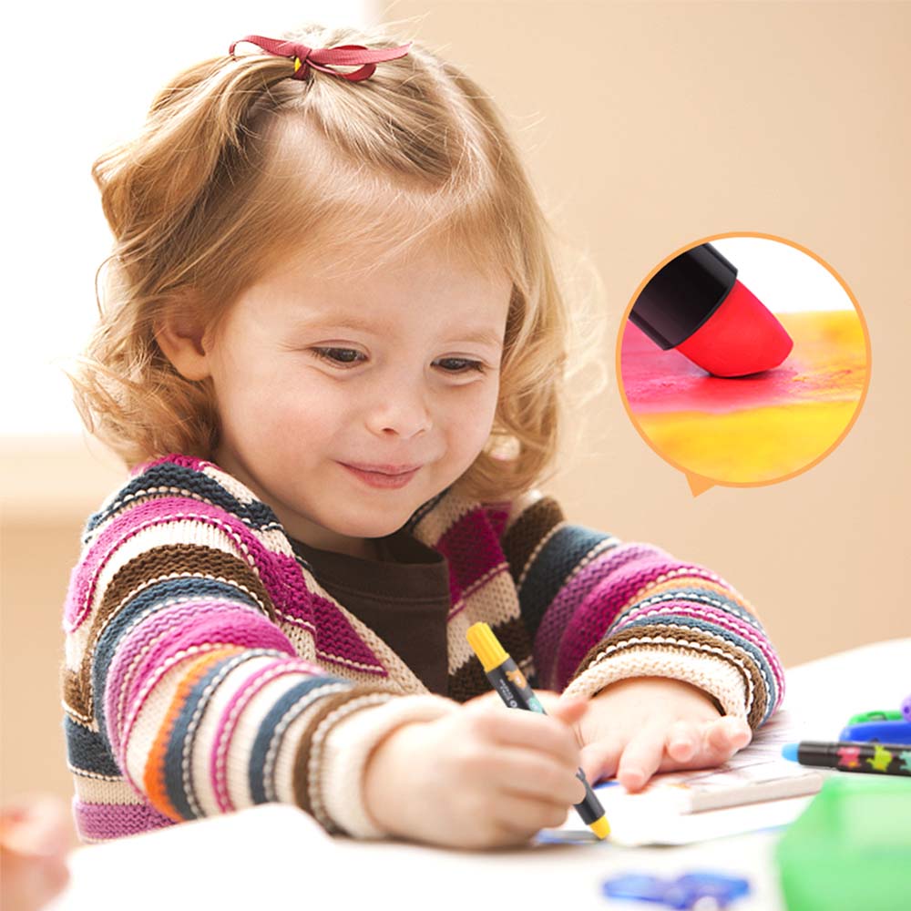 Jar Meló - Twistable Silky Crayons - Washable - 12 Colours