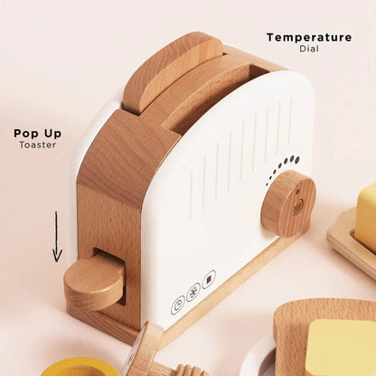Le Toy Van - Wooden Toaster & Breakfast Set - 12pcs