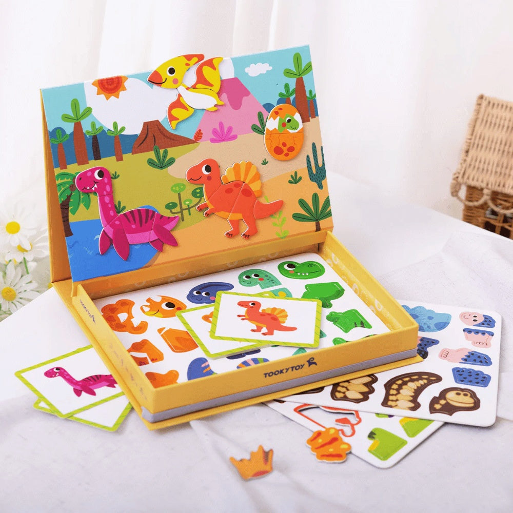 TookyToy - Magnetic Box - Dinosaur