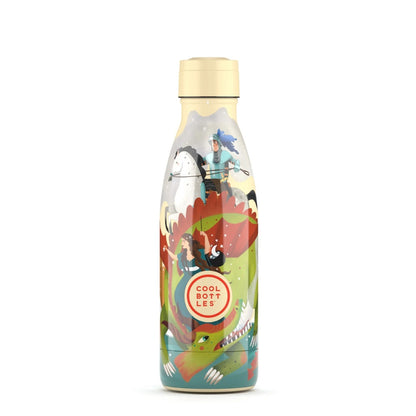 Cool Bottles - Kids Triple-Insulated Water Bottle - Knight Legends 350ml