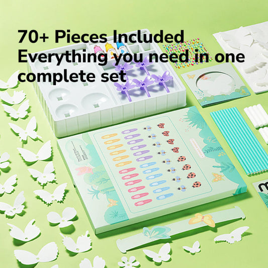 Mideer - Paper Butterly Craft Kit - Creative Arts & Crafts Set