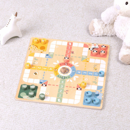 TookyToy - 2-in-1 Games - Ludo and Snakes & Ladders