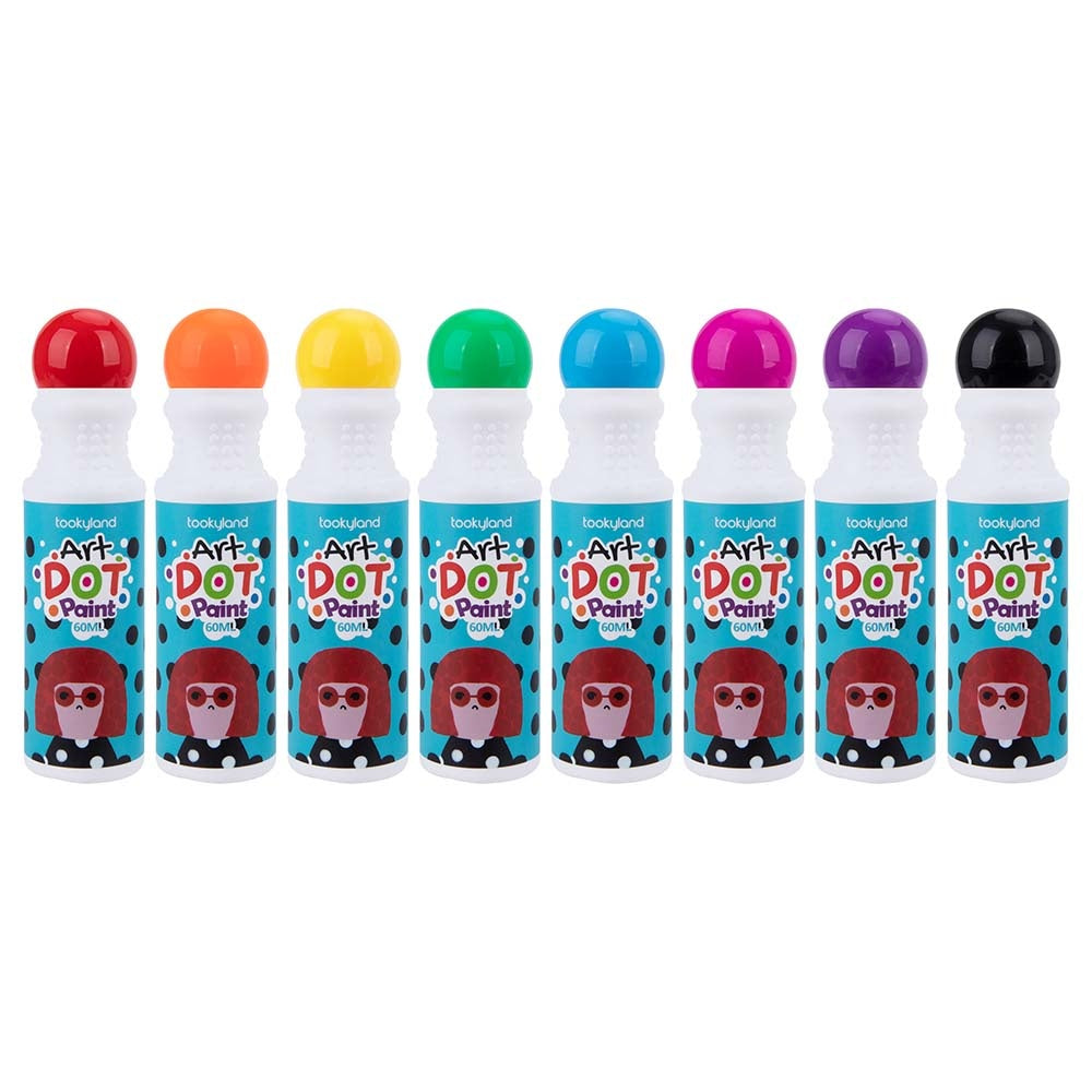TookyToy - Dot Paint Kit - 8 Color