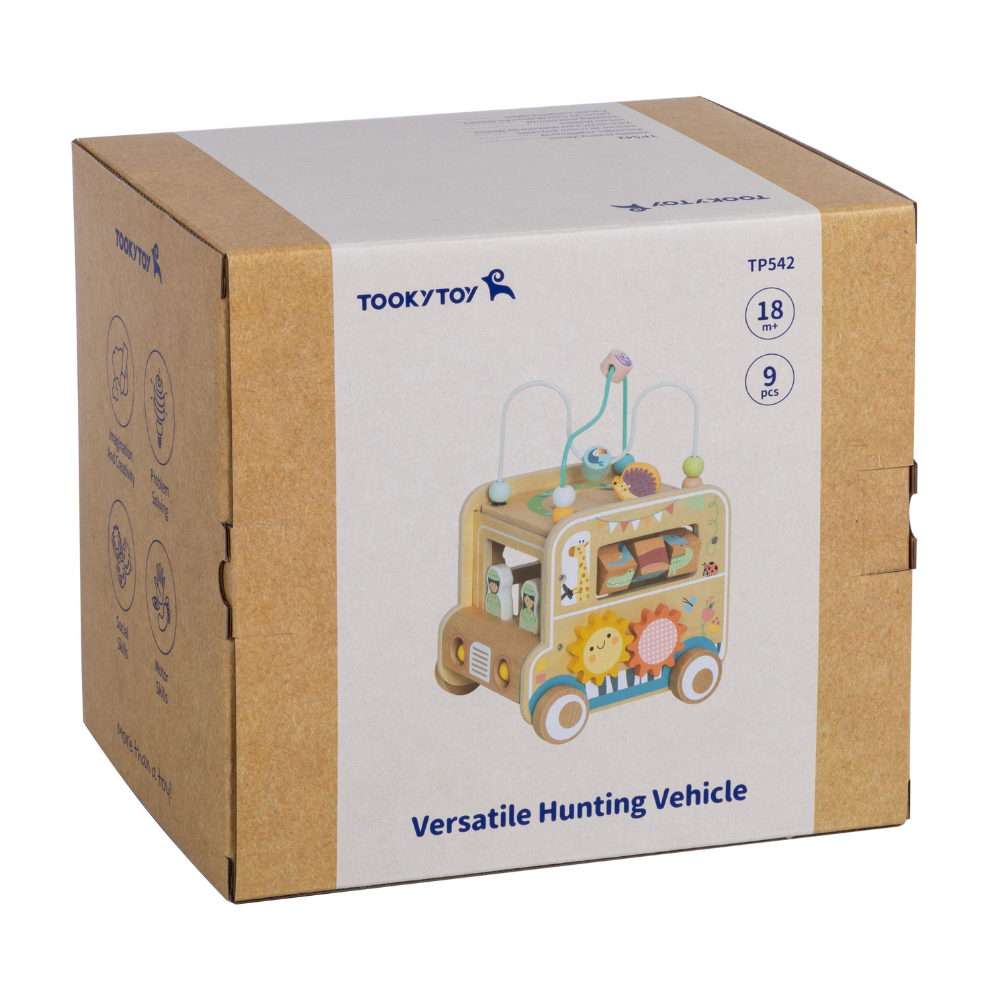 TookyToy - Hunting Vehicle Play Cube Activity Toy