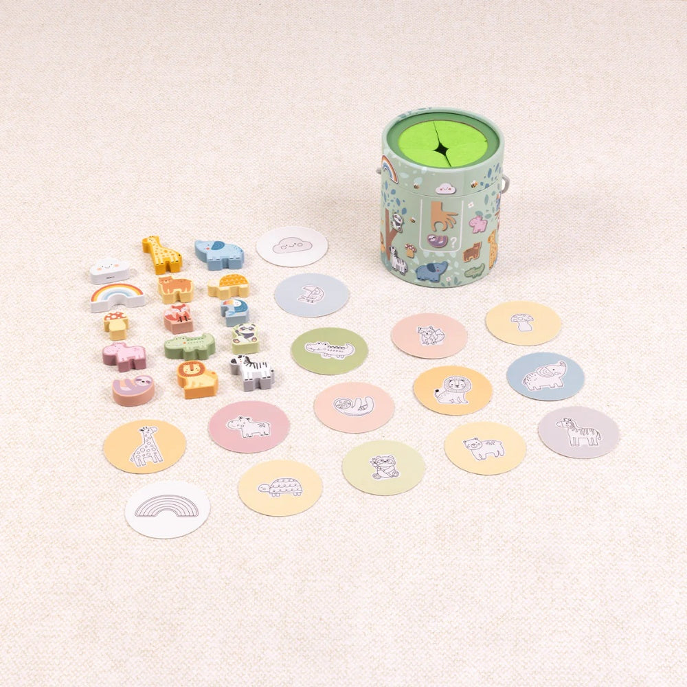 TookyToy - Animal Touch & Match Mystery Bucket - My Forest Friends