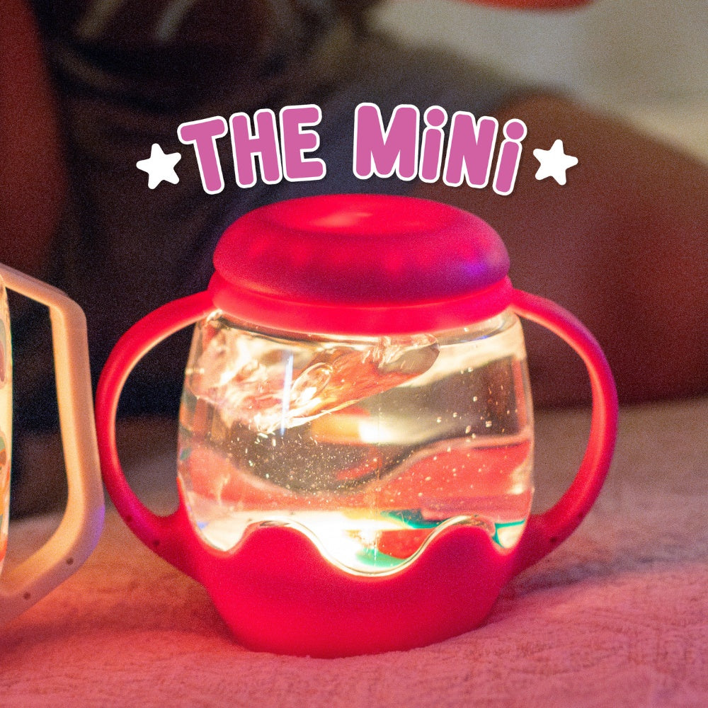 Glo Pals - Water Activated Sensory Mini Play Jar - Pink