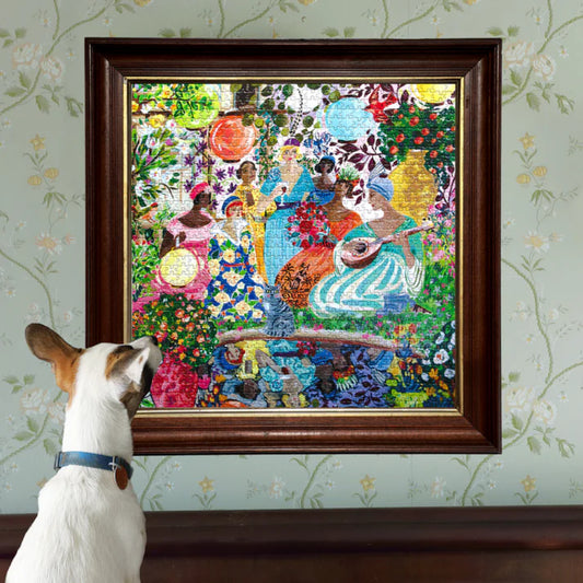 eeBoo - Garden Party 1000 Piece Square Puzzle