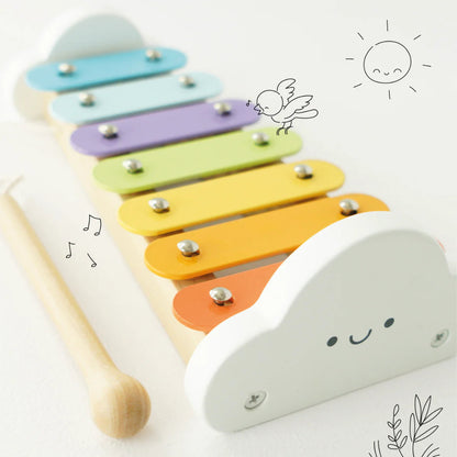 Le Toy Van - Wooden Rainbow Xylophone - 2pcs