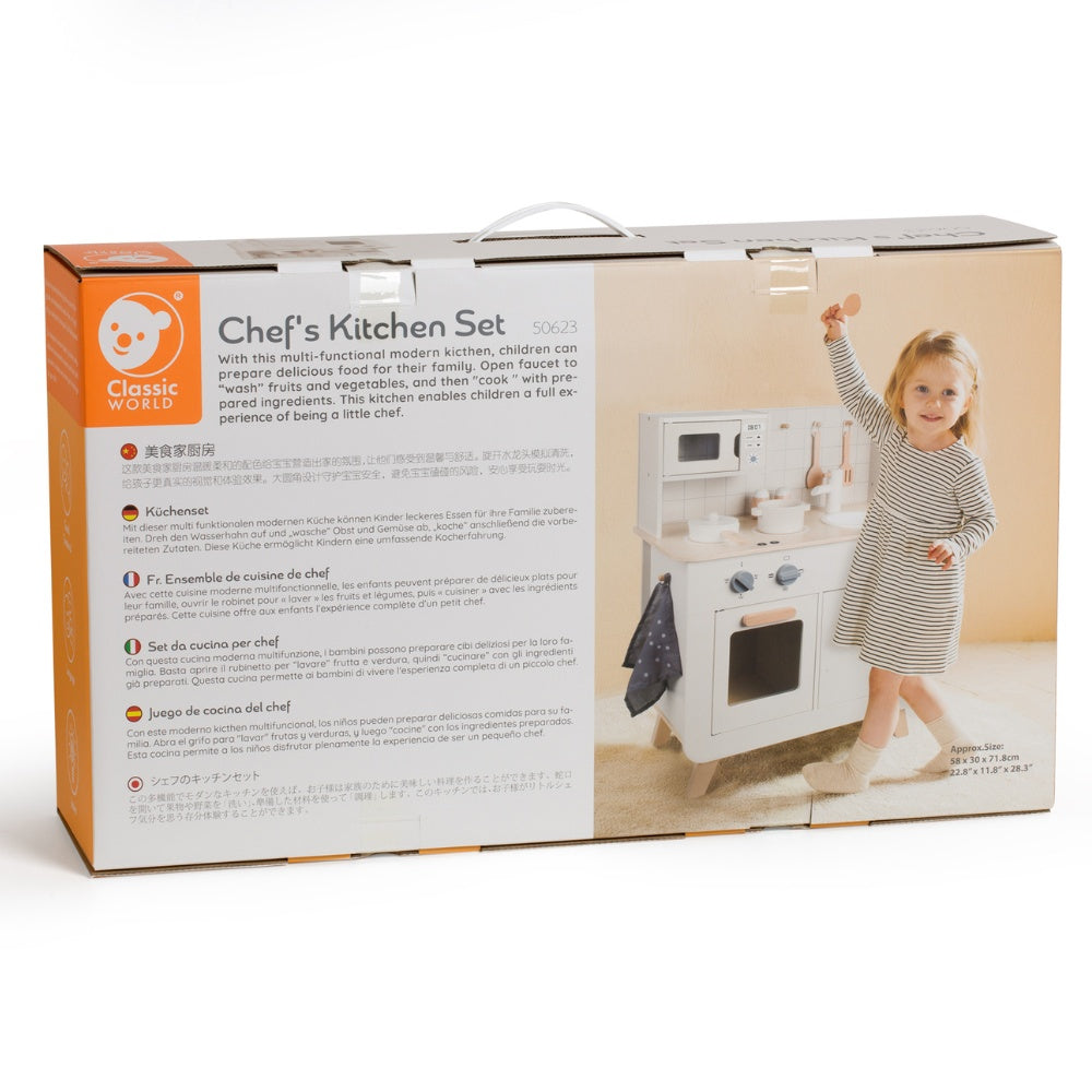 Classic World - Pretend & Play - Chef's Kitchen Set