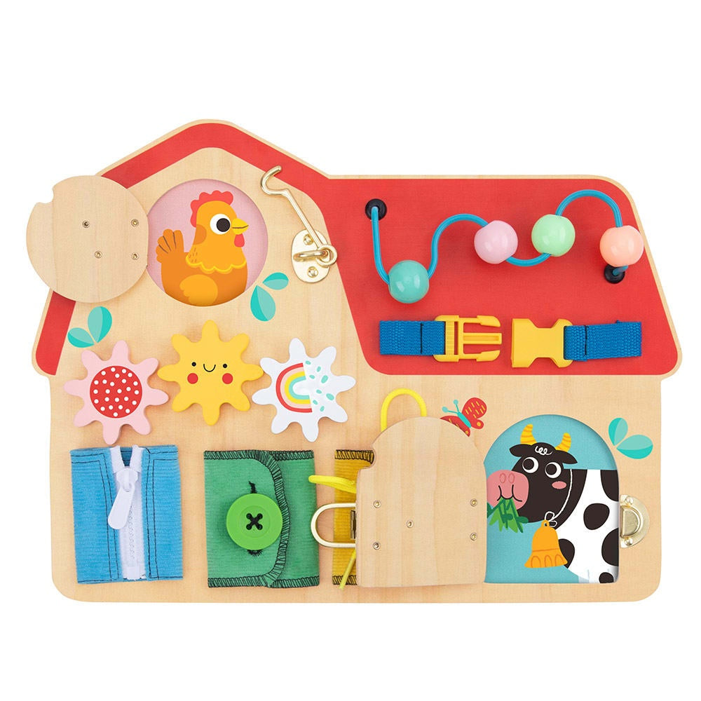 TookyToy - Wooden Busy Board