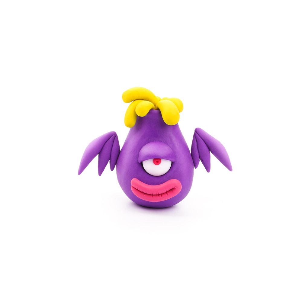 Hey Clay - Modelling Air-Dry Clay with Fun Interactive App - Muzon, Volcano, Bigfoot, Series Aliens, 6 cans
