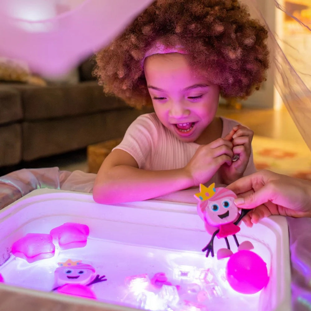 Glo Pals - Water Activated Light-Up Sensory Toys - Princess Ida (4 Pack)