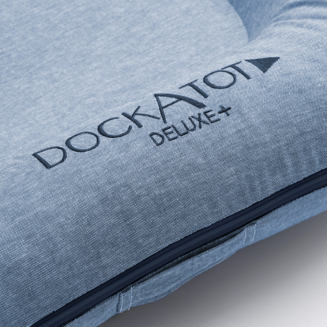 DockATot Deluxe+ Dock Indigo Chambray