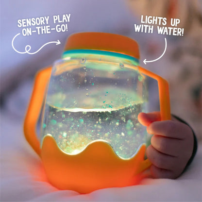 Glo Pals - Water Activated Sensory Play Jar - Bubblegum