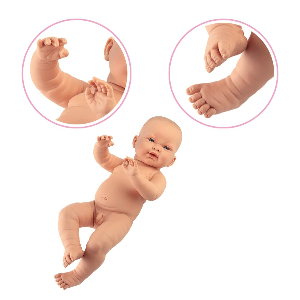 Llorens - Anatomically Correct Baby Boy Doll: Hugo - 45cm