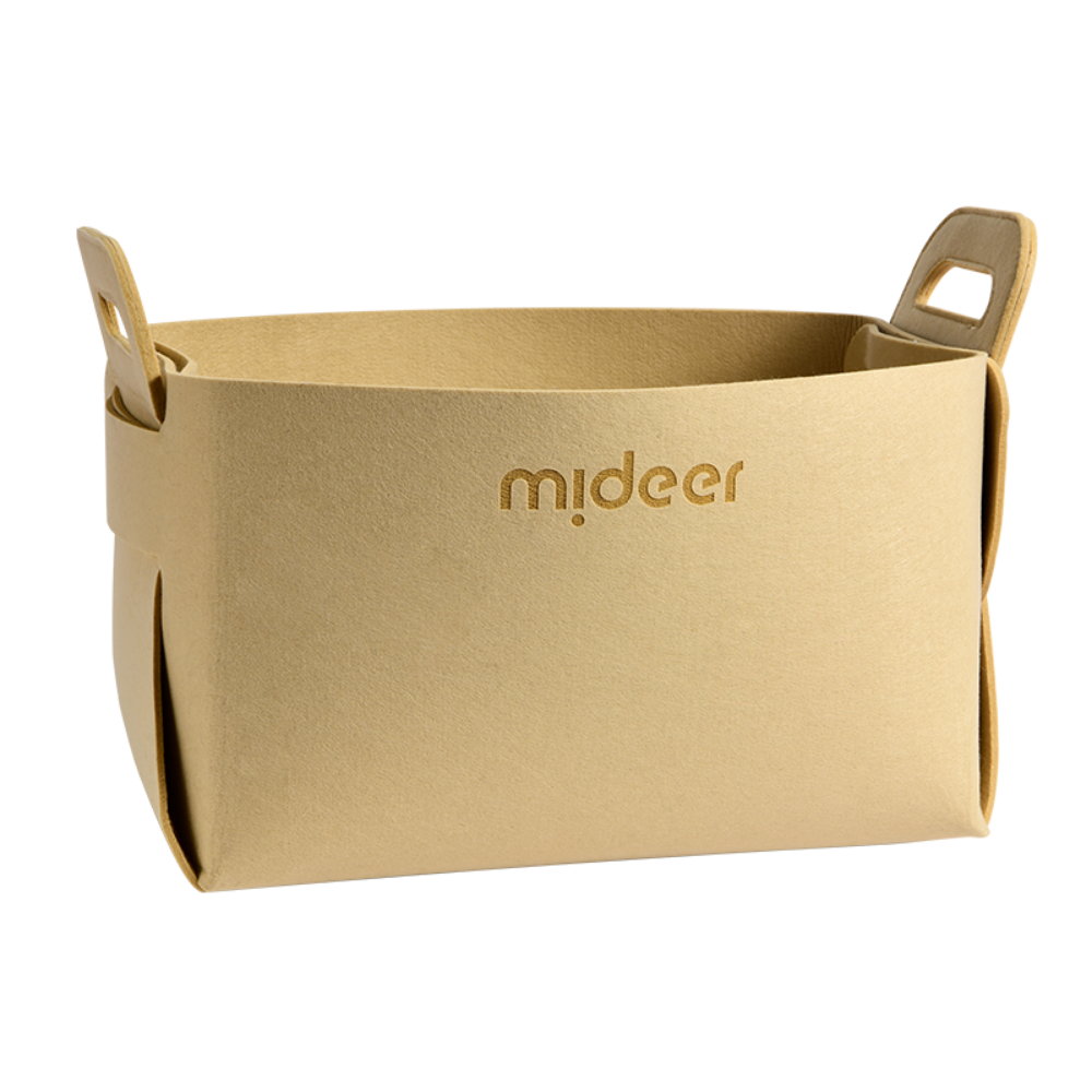 Mideer - Toy Storage Bag: Organiser for Kids Room - Beige