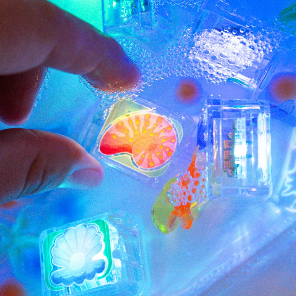Glo Pals - Water Activated Light-Up Sensory Toys - Ocean (6 Pack)