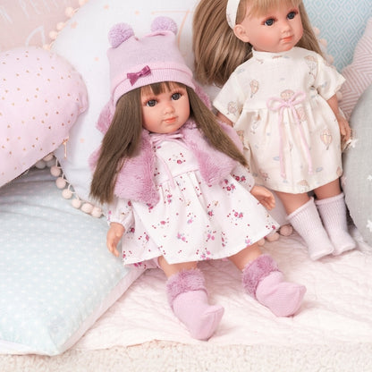 Llorens - Baby Girl Doll with Clothing & Accessories: Sarah - 35cm