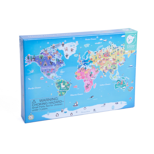 Classic World - Jigsaw Puzzle - World Map - 48pcs
