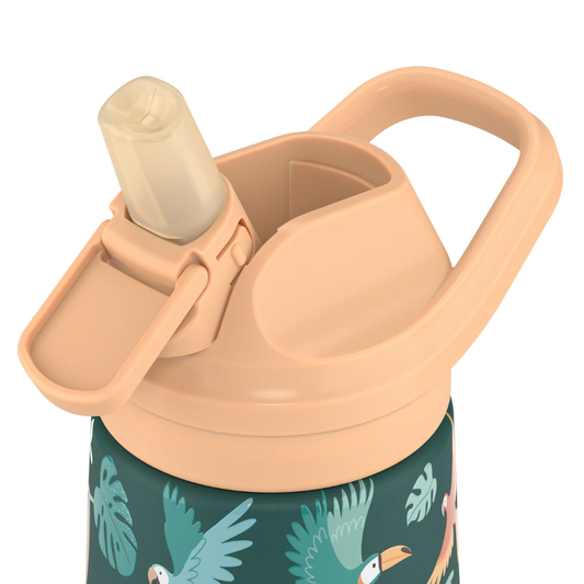 Cool Bottles - Kiddies Triple-Insulated Water Bottle - Rainforest Refuge 350ml