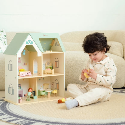 Classic World - Pretend & Play - Cozy Cottage Dollhouse