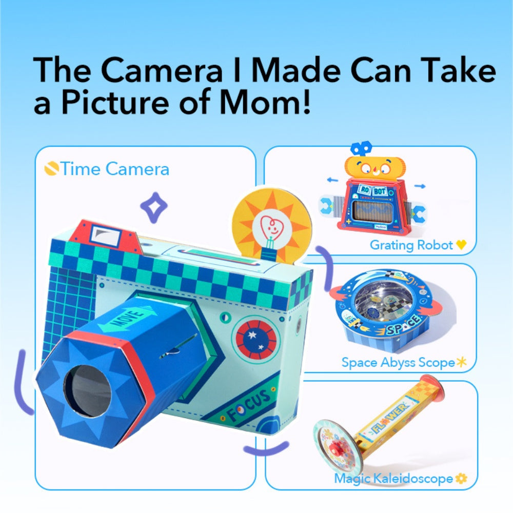 Mideer - DIY Kids Science Kit - Optics: Build Your Own Light and Vision Models